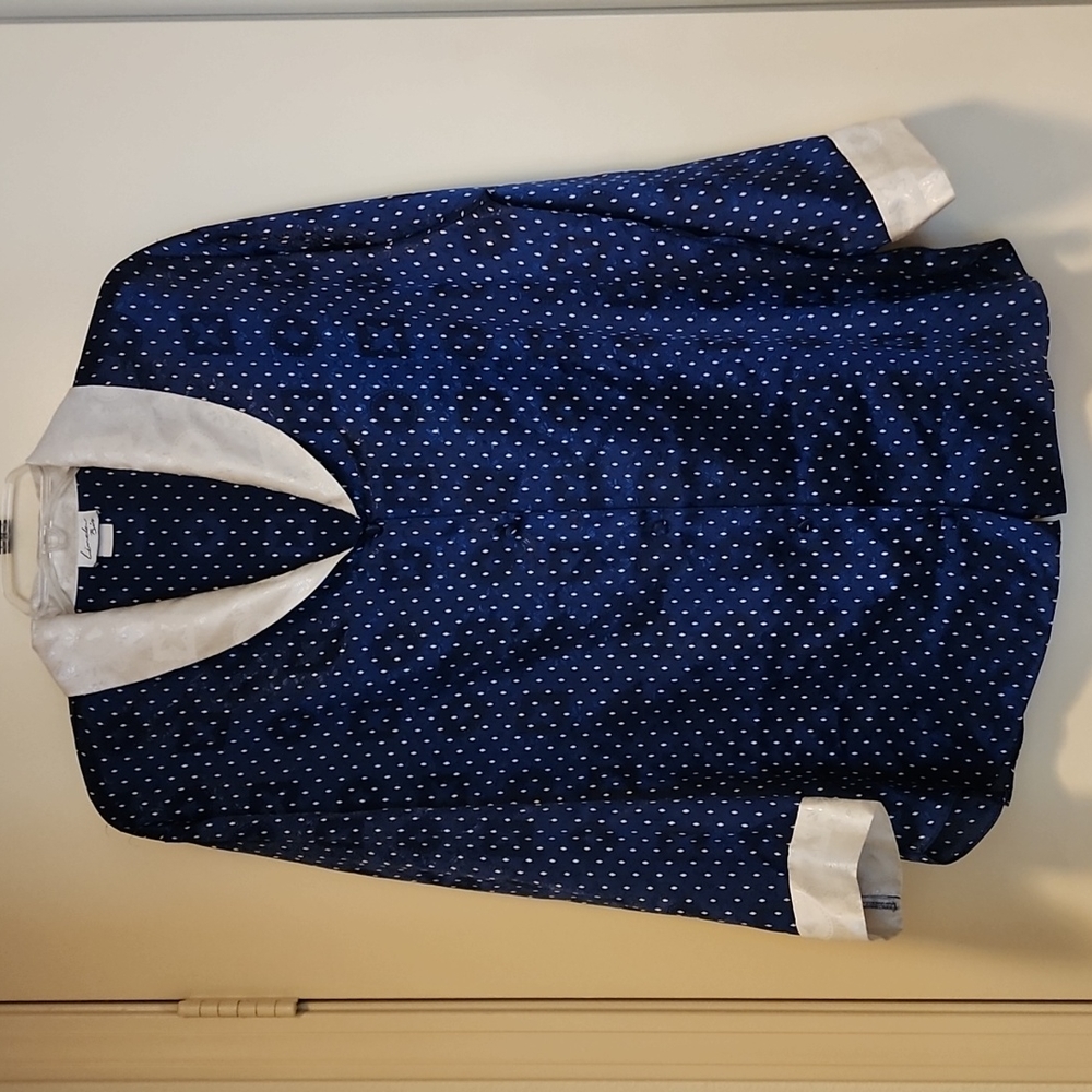 Linda Bis Pajamas Vintage Blue Women's Size Large